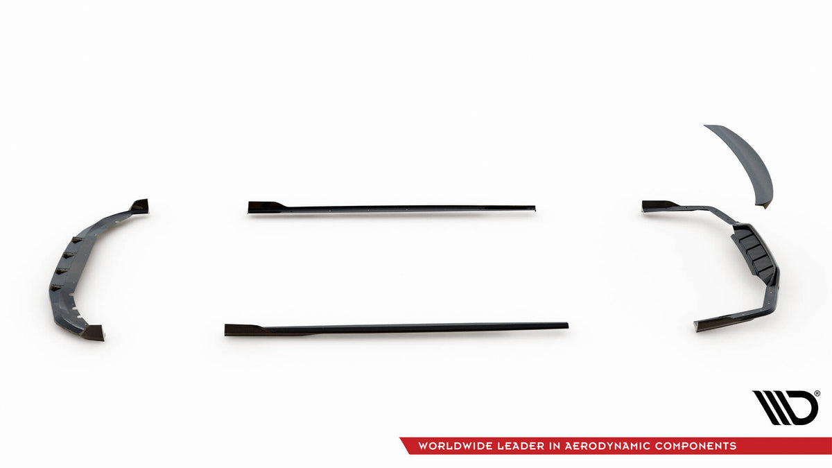 Set of Prepreg Carbon Fiber Splitters suitable for BMW 7 M-Pack G11 Facelift