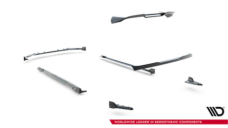 Set of Prepreg Carbon Fiber Splitters suitable for BMW X5 M F95 Facelift