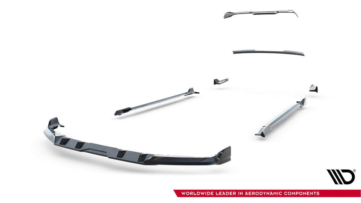 Set of Prepreg Carbon Fiber Splitters suitable for BMW X5 M F95 Facelift