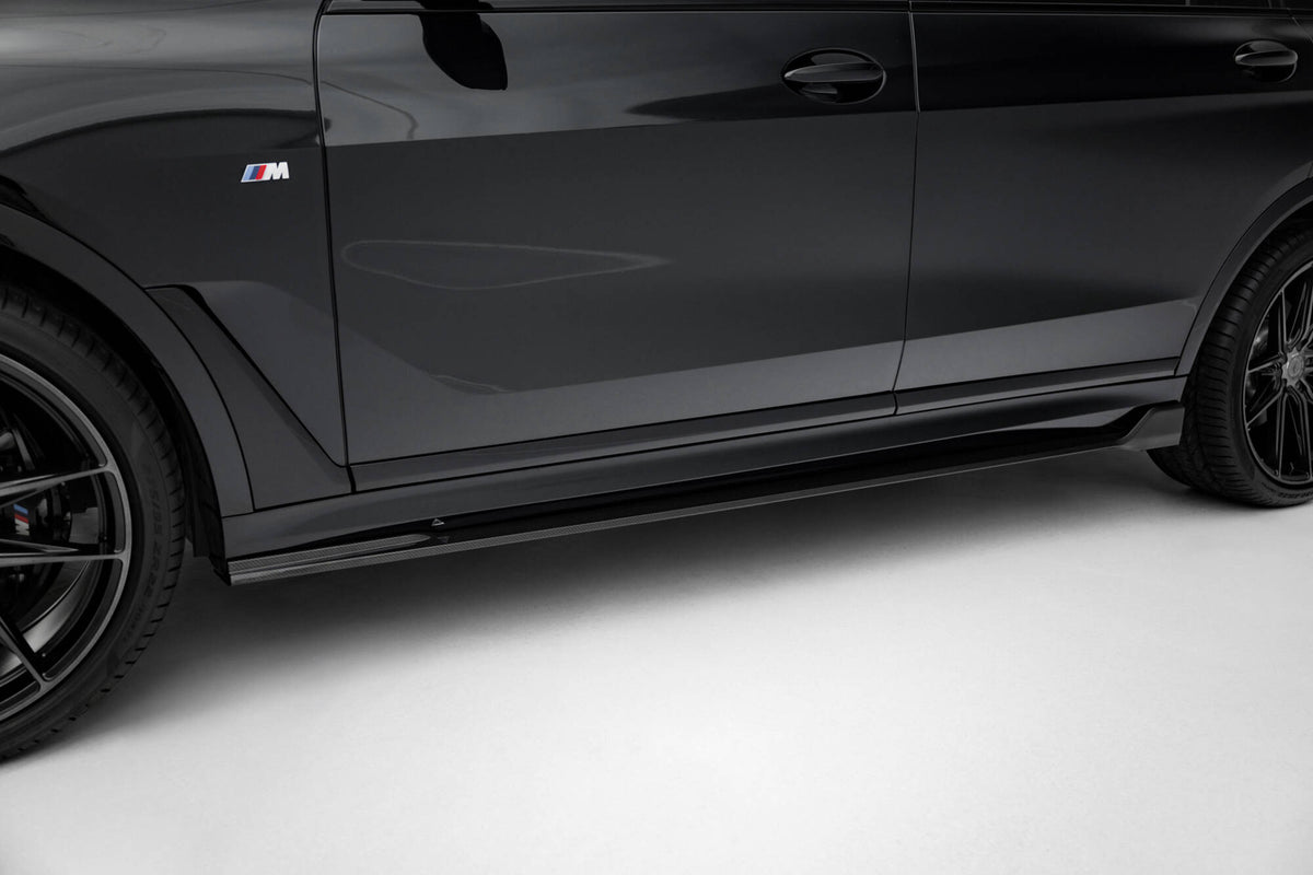 Set of Prepreg Carbon Splitters V.1 suitable for BMW X7 M-Pack G07 Facelift