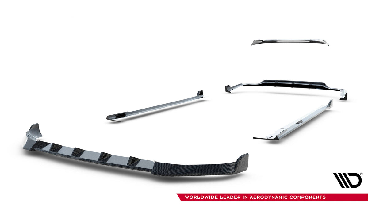 Set of Prepreg Carbon Splitters V.1 suitable for BMW X7 M-Pack G07 Facelift