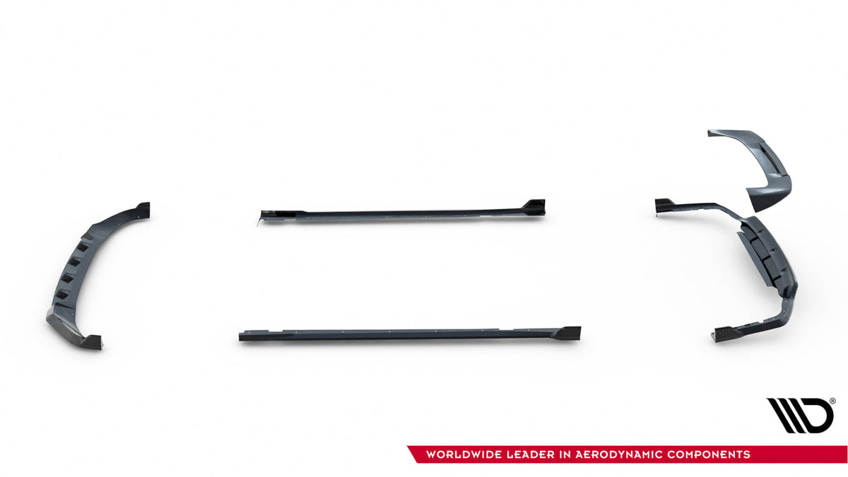 Set of Prepreg Carbon Splitters V.1 suitable for BMW X7 M-Pack G07 Facelift