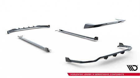 Set of Prepreg Carbon Splitters V.1 suitable for BMW X7 M-Pack G07 Facelift