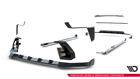 Set of Prepreg Carbon Splitters V.2 suitable for BMW X7 M-Pack G07 Facelift