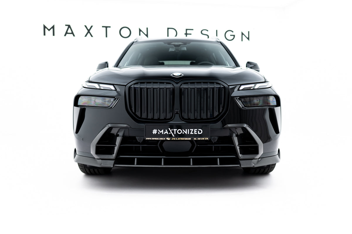 Set of Prepreg Carbon Splitters V.2 suitable for BMW X7 M-Pack G07 Facelift