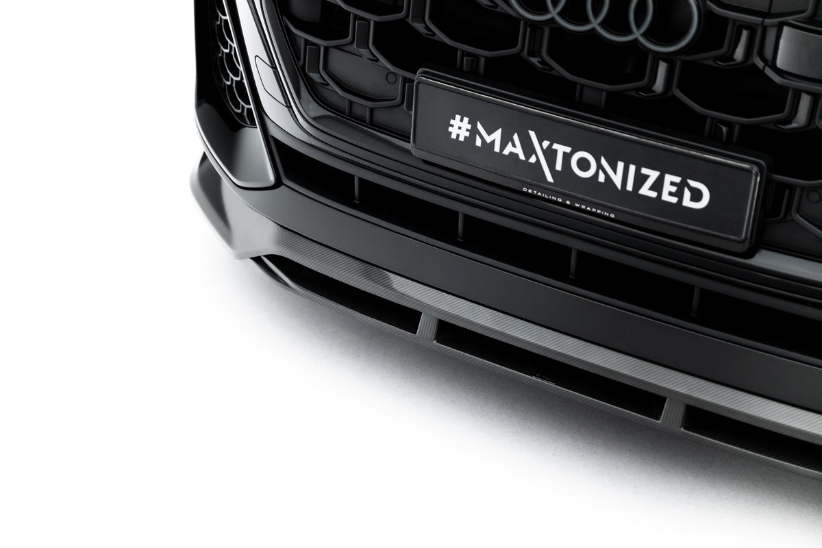 Set of Prepreg Carbon Splitters suitable for Audi Q8 S-Line Mk1 Facelift