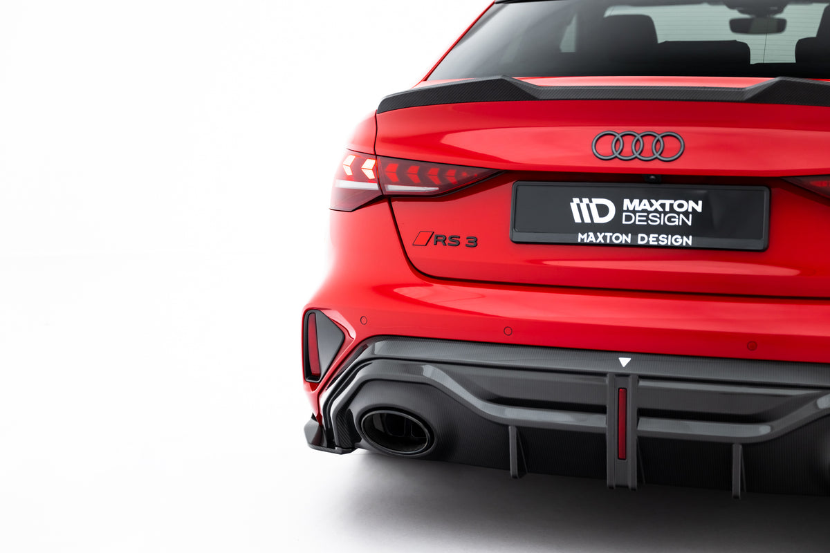 Set of Prepreg Carbon Splitters suitable for Audi RS3 Sedan 8Y Facelift