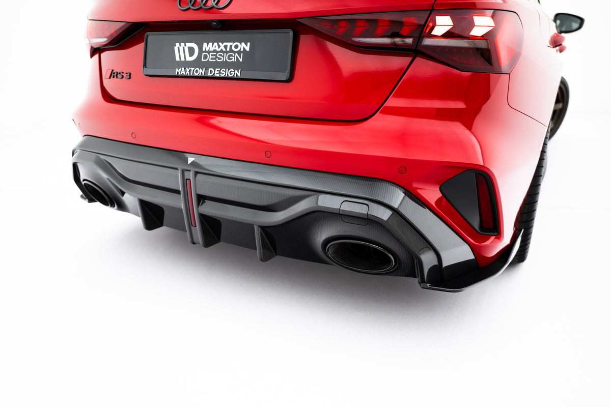 Set of Prepreg Carbon Splitters suitable for Audi RS3 Sedan 8Y Facelift