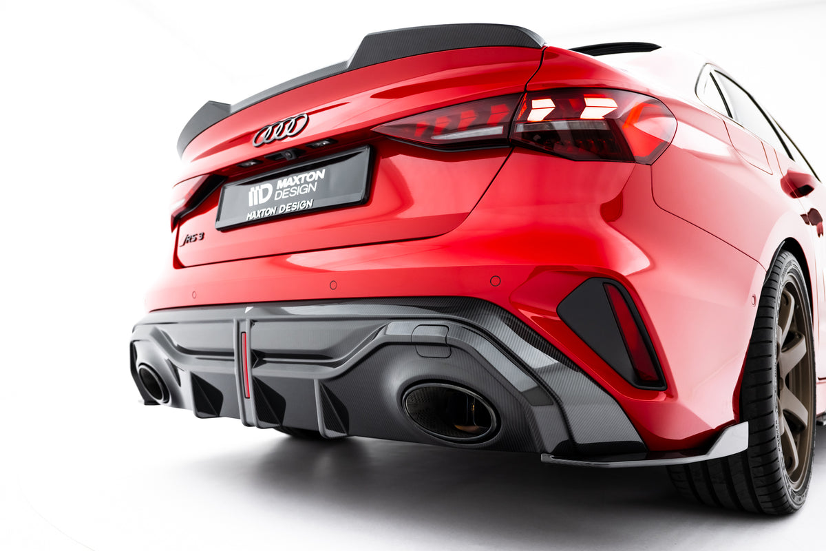 Set of Prepreg Carbon Splitters suitable for Audi RS3 Sedan 8Y Facelift
