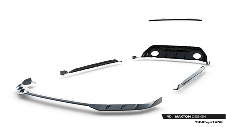 Set of Prepreg Carbon Splitters suitable for Audi RS3 Sedan 8Y Facelift