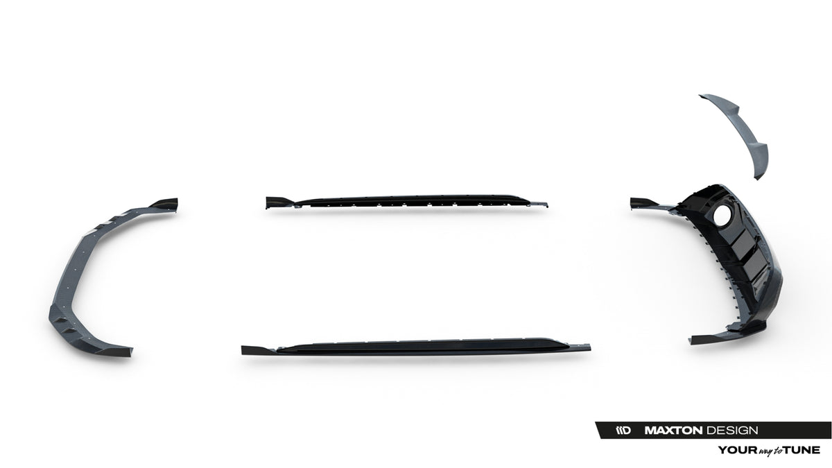 Set of Prepreg Carbon Splitters suitable for Audi RS3 Sedan 8Y Facelift