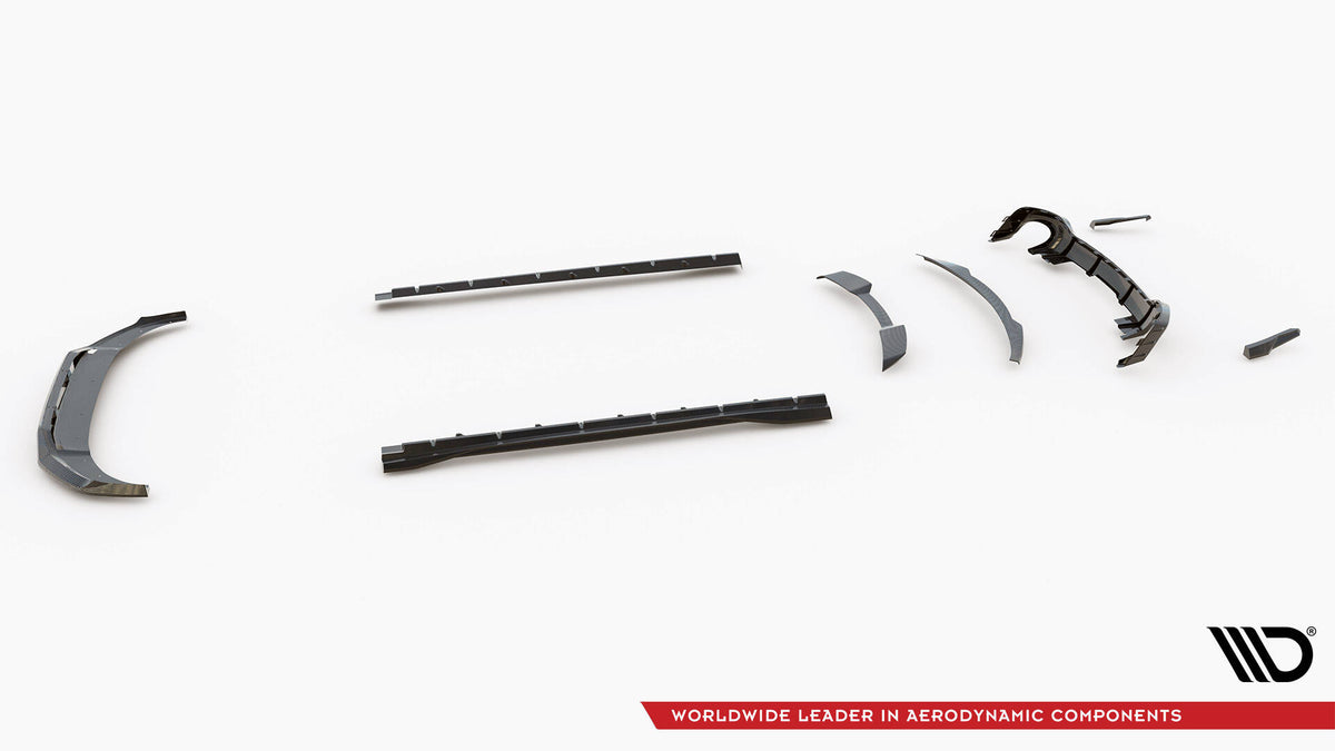 Set of Prepreg Carbon Splitters suitable for Audi RSQ8 Mk1