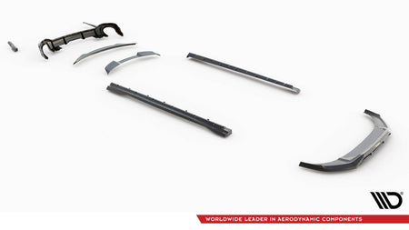Set of Prepreg Carbon Splitters suitable for Audi RSQ8 Mk1
