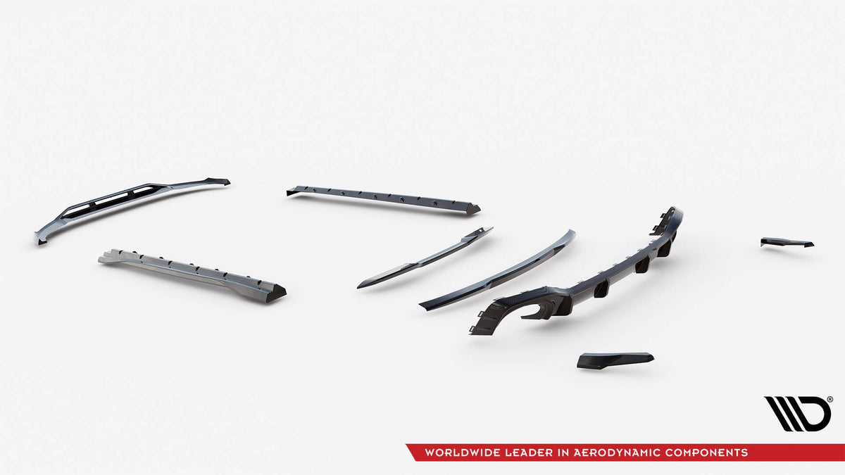 Set of Prepreg Carbon Splitters suitable for Audi RSQ8 Mk1