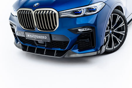 Set of Prepreg Carbon Splitters suitable for BMW X7 M-Pack G07