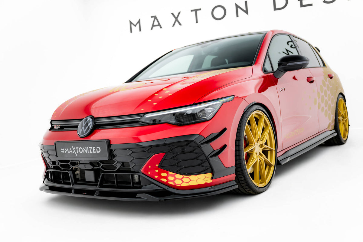 Set of Splitters V.1 suitable for Volkswagen Golf GTI Clubsport Mk8 Facelift