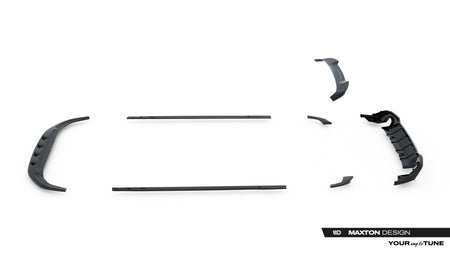 Set of Splitters V.1 suitable for Volkswagen Golf GTI Mk8 Facelift