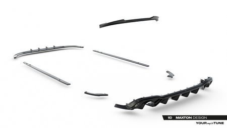 Set of Splitters V.1 suitable for Volkswagen Golf GTI Mk8 Facelift