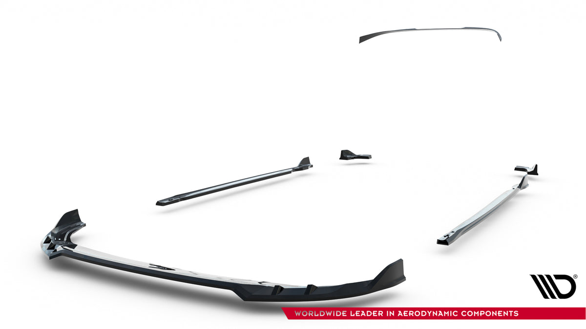 Set of Splitters V.1 suitable for Volkswagen Golf R Hatchback Mk8 Facelift