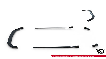 Set of Splitters V.1 suitable for Volkswagen Golf R Hatchback Mk8 Facelift