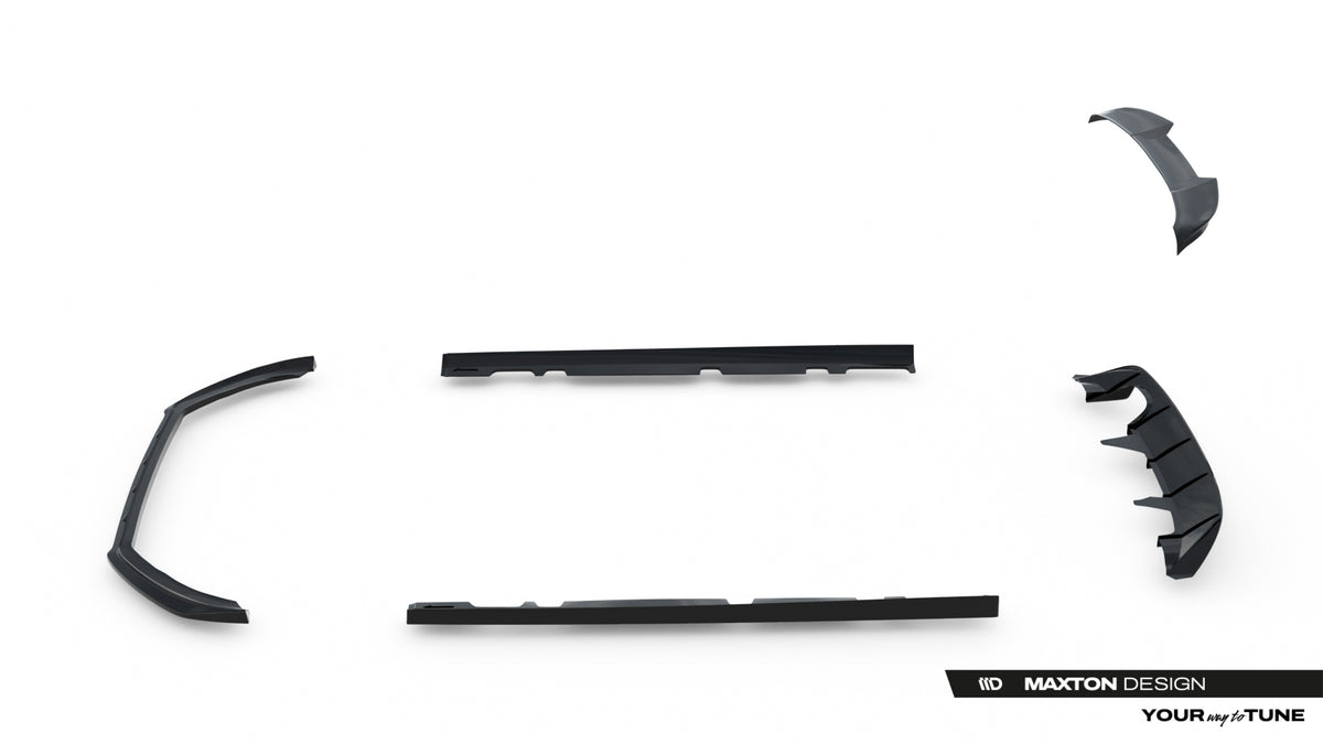 Set of Splitters V.2 suitable for Ford Fiesta ST Mk8 Facelift