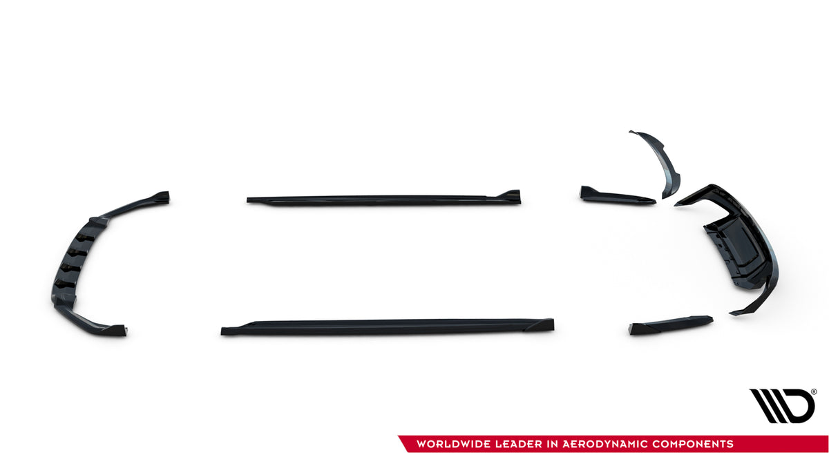 Set of Splitters V.2 suitable for Skoda Octavia RS Combi Mk4