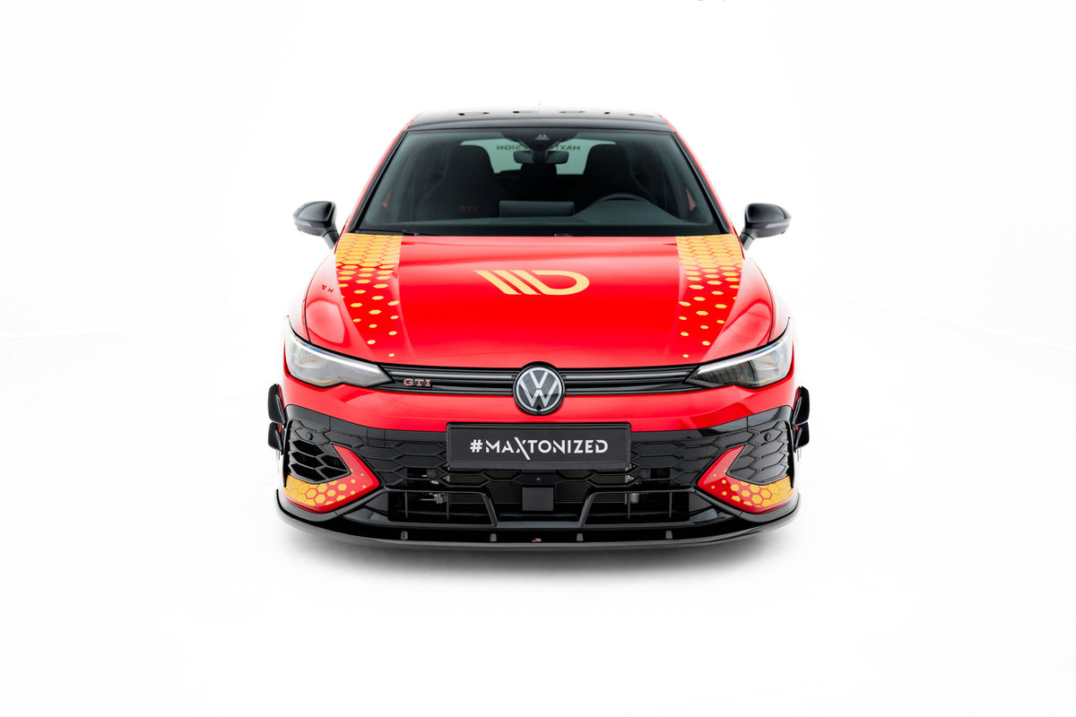 Set of Splitters V.2 suitable for Volkswagen Golf GTI Clubsport Mk8 Facelift