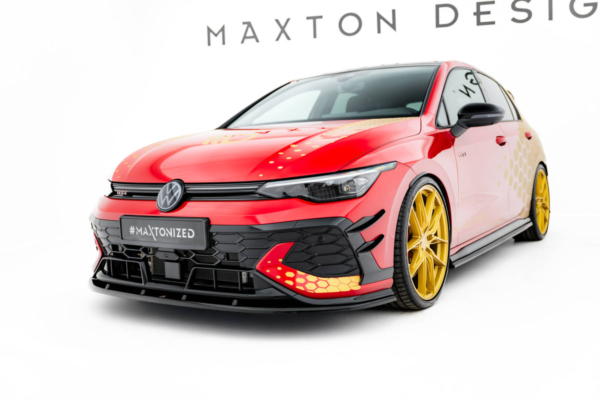 Set of Splitters V.2 suitable for Volkswagen Golf GTI Clubsport Mk8 Facelift