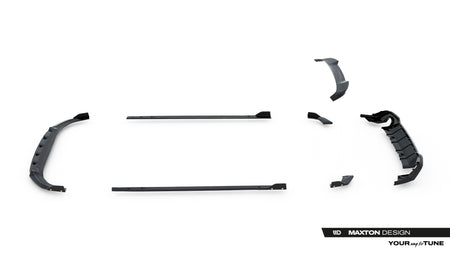 Set of Splitters V.2 suitable for Volkswagen Golf GTI Mk8 Facelift