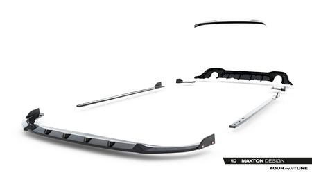 Set of Splitters V.2 suitable for Volkswagen Golf GTI Mk8 Facelift