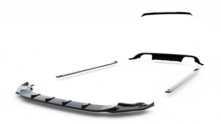Set of Splitters V.2 suitable for Volkswagen Golf R Hatchback Mk7 Facelift