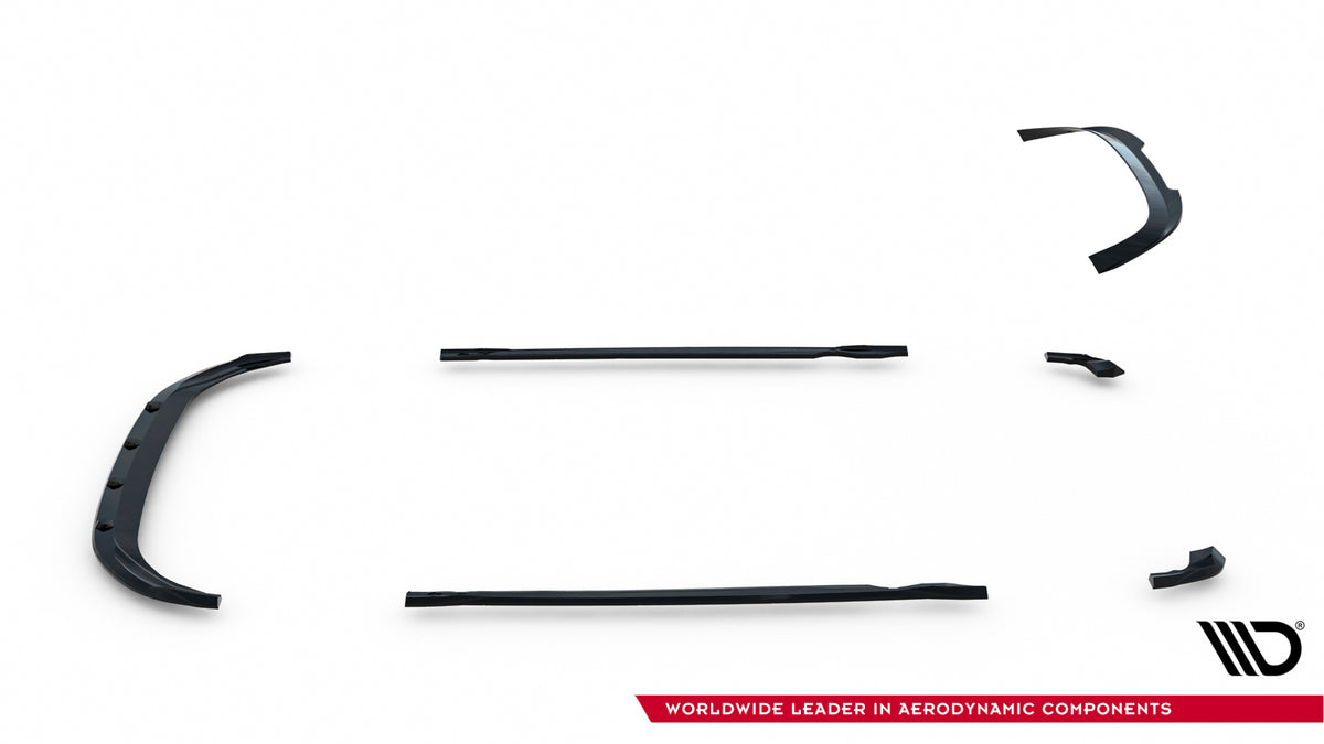 Set of Splitters V.2 suitable for Volkswagen Golf R Hatchback Mk8 Facelift