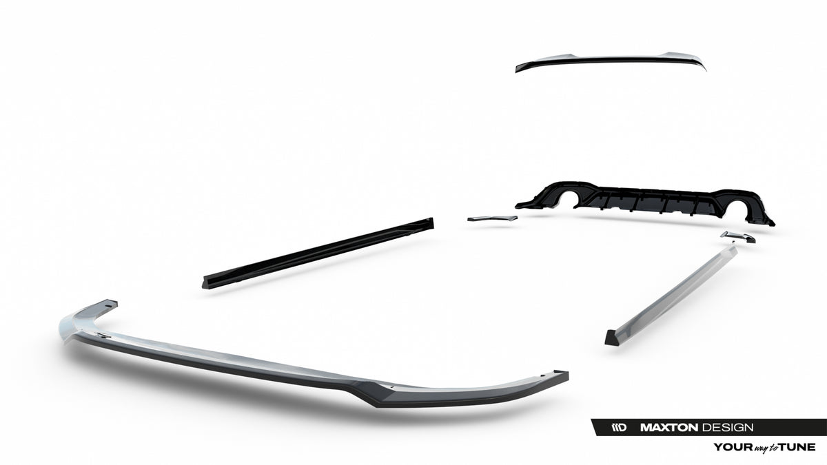Set of Splitters V.3 suitable for Volkswagen Golf GTI Mk8 Facelift