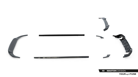 Set of Splitters V.3 suitable for Volkswagen Golf GTI Mk8 Facelift