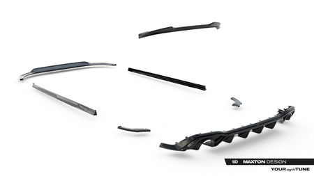 Set of Splitters V.3 suitable for Volkswagen Golf GTI Mk8 Facelift
