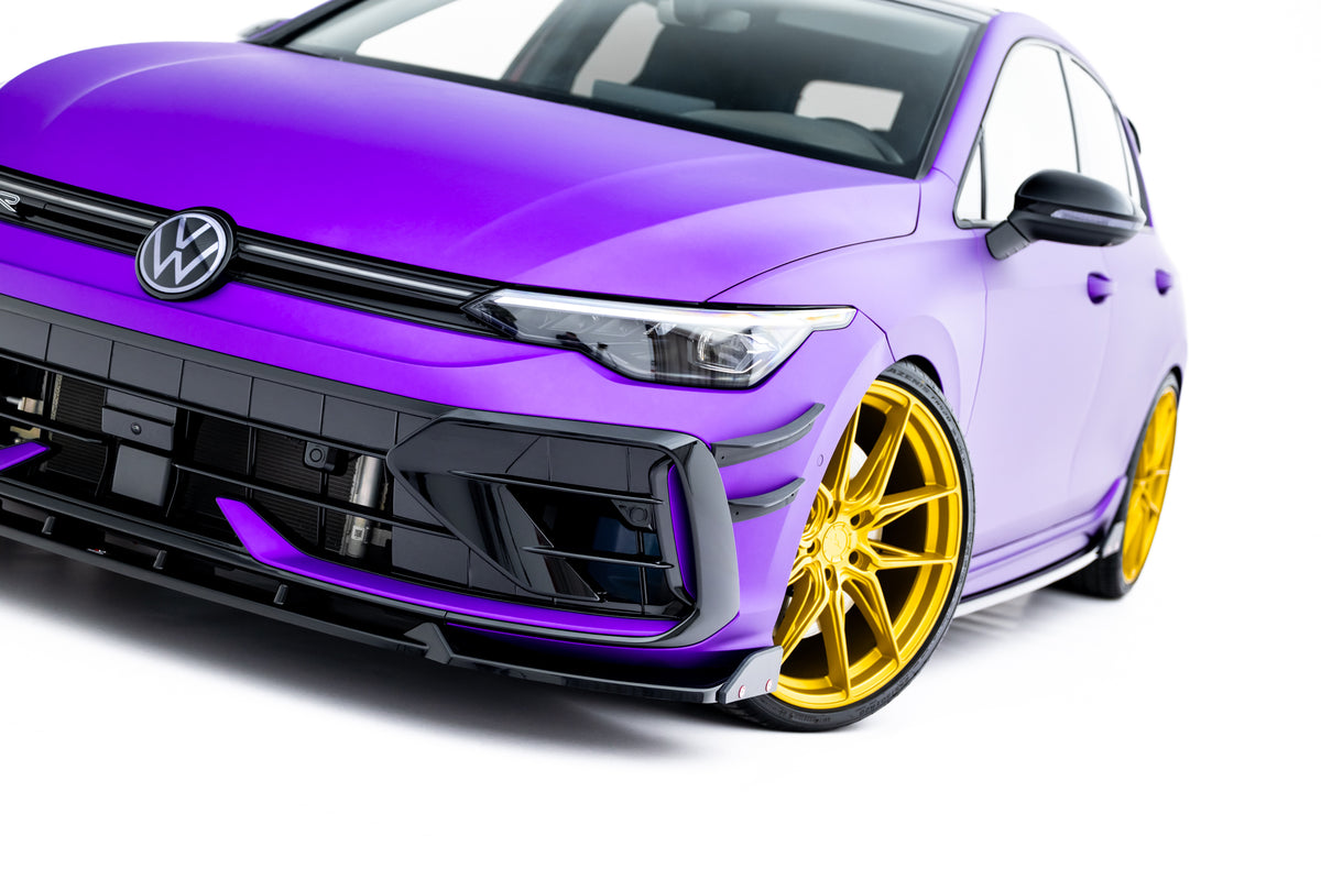 Set of Splitters V.4 suitable for Volkswagen Golf R Hatchback Mk8 Facelift