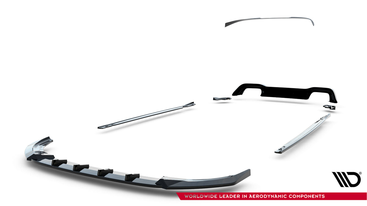 Set of Splitters V.5 suitable for Volkswagen Golf R Hatchback Mk8 Facelift