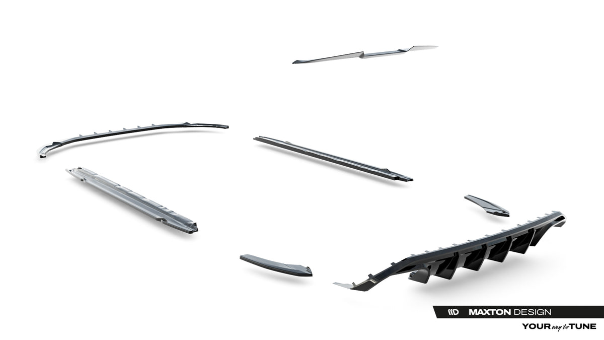 Set of Splitters  suitable for Audi A3 S-Line Sportback 8Y