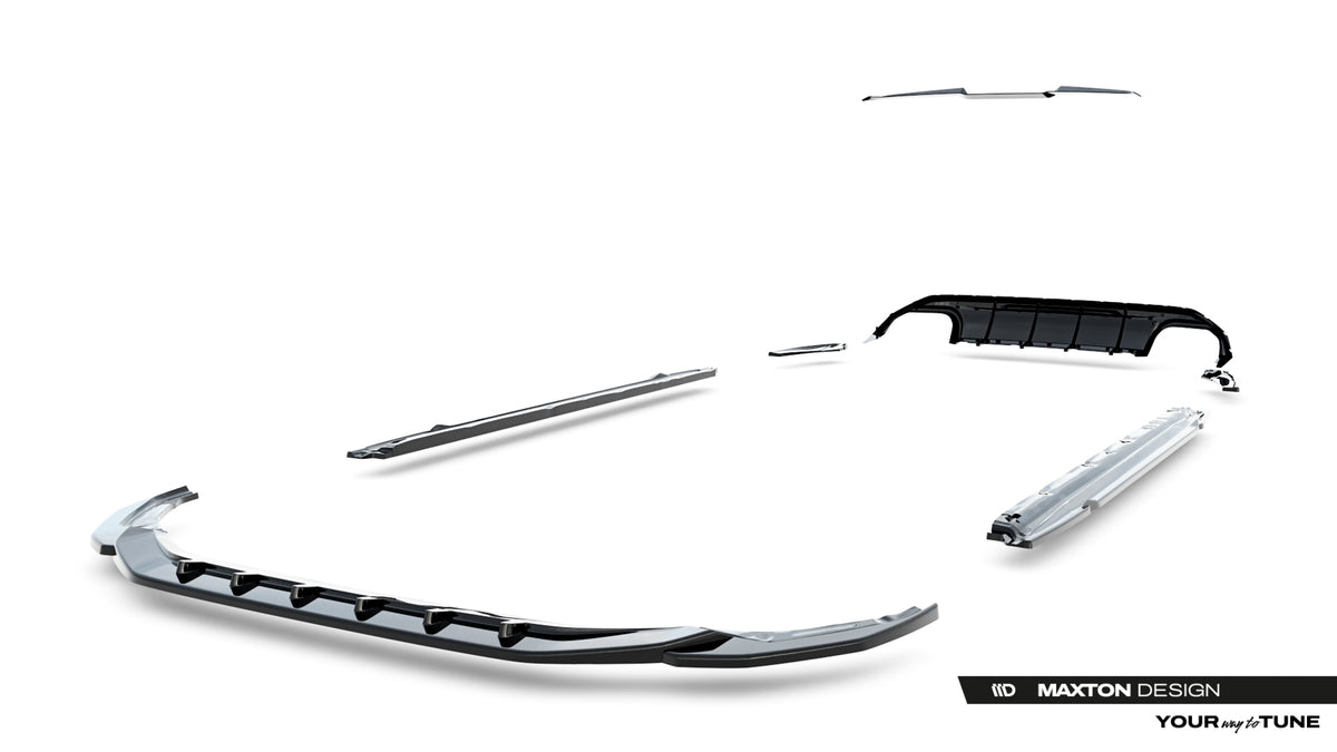 Set of Splitters  suitable for Audi A3 S-Line Sportback 8Y