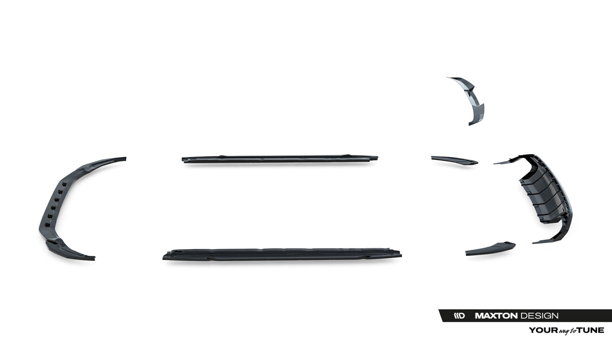Set of Splitters  suitable for Audi A3 S-Line Sportback 8Y