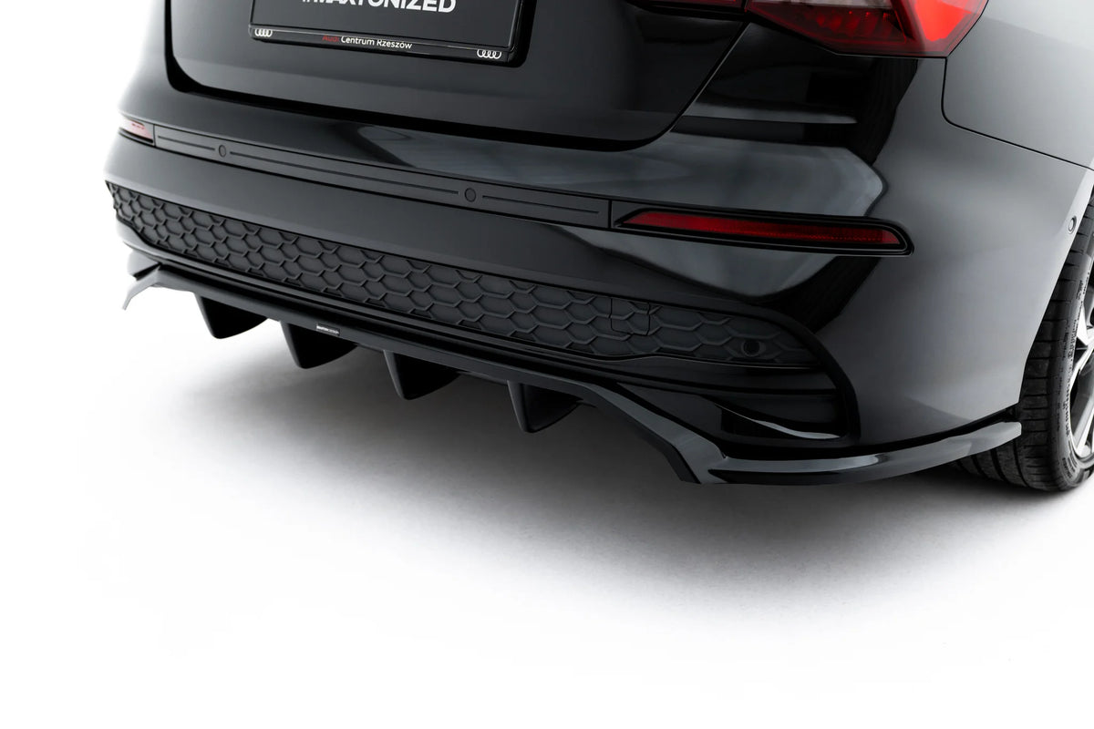 Set of Splitters suitable for Audi A3 Sedan 8Y Facelift