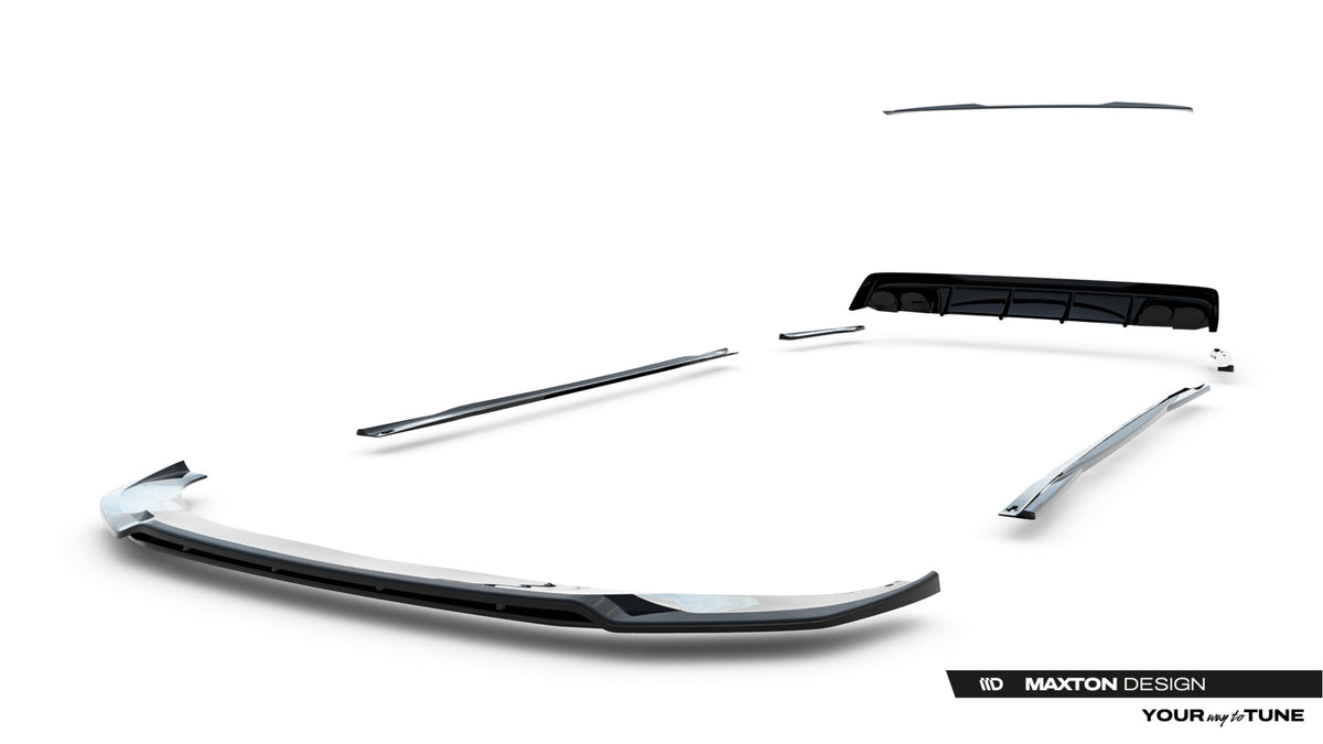 Set of Splitters suitable for Audi A6 S-Line Sedan / S6 Sedan C8