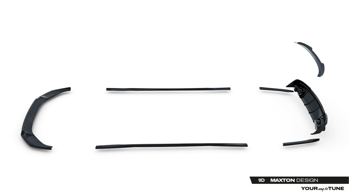 Set of Splitters suitable for Audi A6 S-Line Sedan / S6 Sedan C8