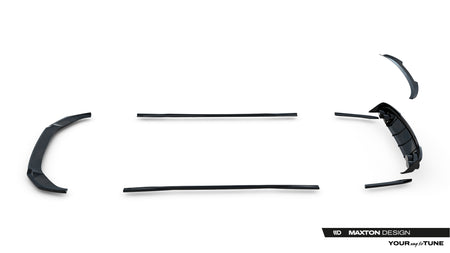 Set of Splitters suitable for Audi A6 S-Line Sedan / S6 Sedan C8