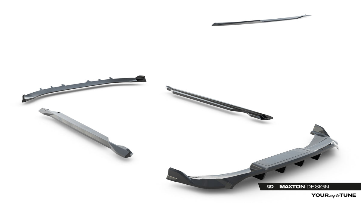 Set of Splitters suitable for Audi Q6 e-tron S-Line / SQ6 e-tron SUV Mk1