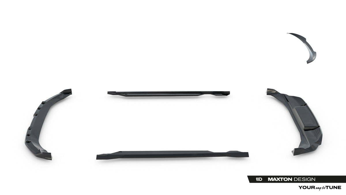 Set of Splitters suitable for Audi Q6 e-tron S-Line / SQ6 e-tron SUV Mk1
