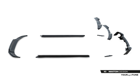Set of Splitters suitable for Audi RSQ8 Mk1