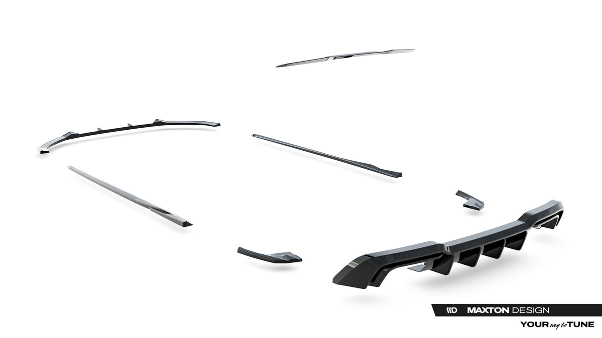Set of Splitters suitable for Audi S3 Sportback 8V Facelift