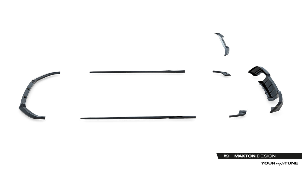 Set of Splitters suitable for Audi S3 Sportback 8V Facelift