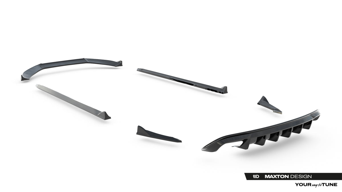Set of Splitters suitable for Audi S4 Sedan B8